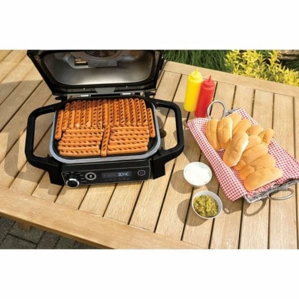 Oljefri Gryte NINJA Woodfire Outdoor Grill Svart 2400 W