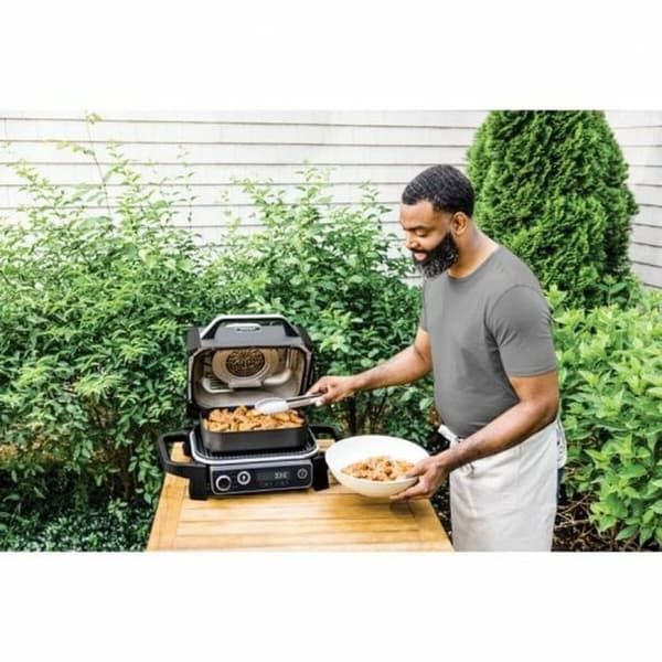 Oljefri Gryte NINJA Woodfire Outdoor Grill Svart 2400 W