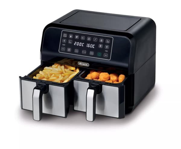 Ariete Air Fryer x 2 skuffer metall