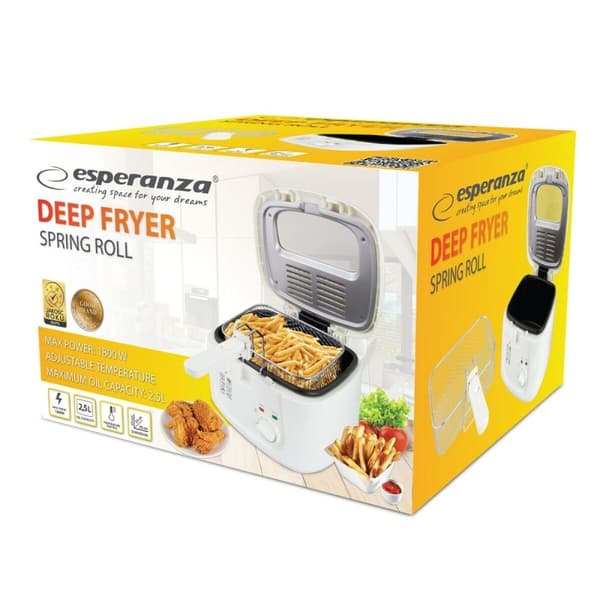 Luftfritös Esperanza EKG012 Vit 1800 W 2,5 L