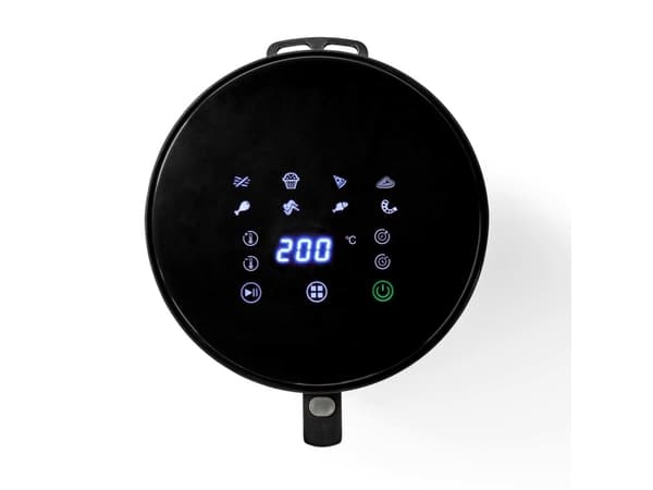 Nedis KAAF140BK, Varmluftsfrityr, 3 l, 80 °C, 200 °C, 60 min, Single/enkelt