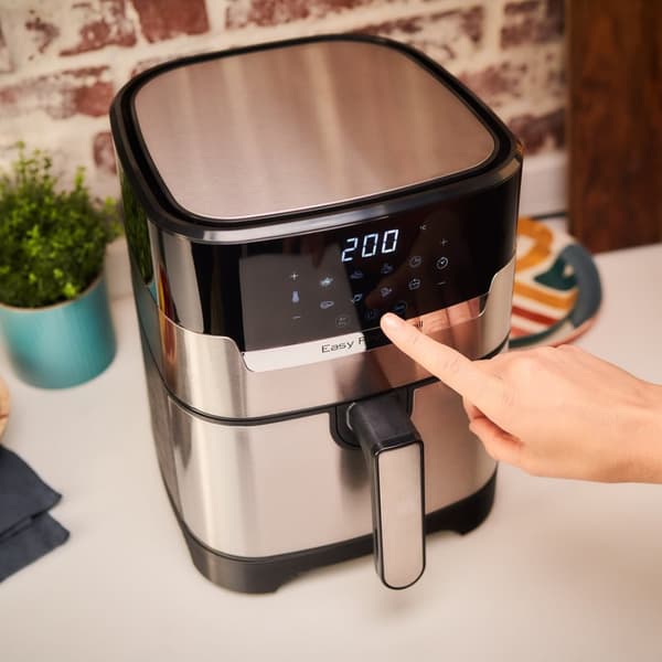 Tefal Easy Fry & Grilli EY505D15 rasvakeitin Yksittäinen 4,2 L Erillinen 1550 W Kuumailmakeitin Ruostumaton s