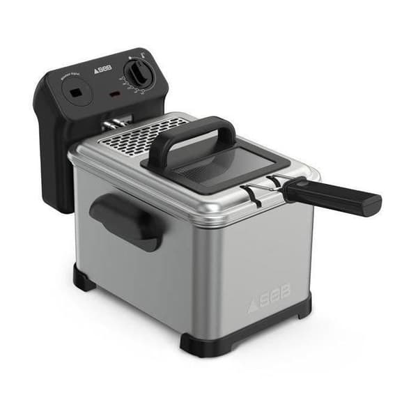 Seb Fryer 4l 2400w rostfritt stål/svart - fr506d00