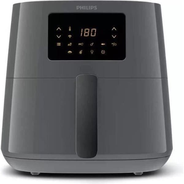 Fritös utan olja PHILIPS - Ansluten Airfryer HD9280/60 - Kapacitet 6,2L - Upp till 5 personer - 7 matlagningsprogram - 2000W Grå