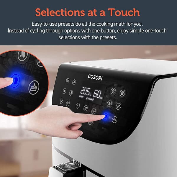 Cosori Air Fryer med 11 programmer, LED-display, 5,5 liter