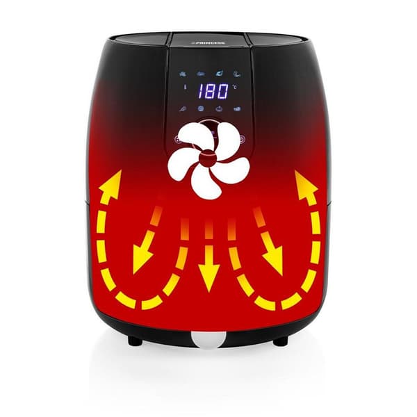 Princess Aerofryer Digital Xxl 182025 1500w Sort 4.5 Liters / EU Plug
