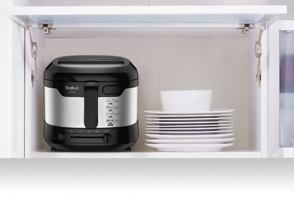 Tefal Uno FF215D rasvakeitin Yksi itsenäinen rasvakeitin Musta, ruostumaton teräs