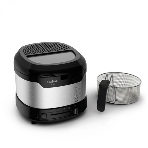 Tefal Uno FF215D rasvakeitin Yksi itsenäinen rasvakeitin Musta, ruostumaton teräs