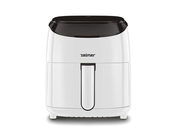 Zelmer ZAF3551W, Varmluftsfritös, 3,5 l, 80 ° C, 200 ° C, 60 min, Single Svart, Vit
