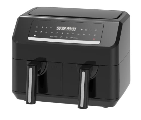 Emerio Smart Fryer AF-130376.1, Varmluftsfritös, 7,2 l, 50 ° C, 200 ° C, 60 min, Dubbel