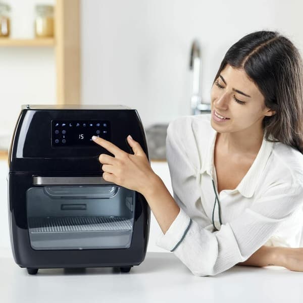 Varmluftsfrituregryde Black & Decker BXAFO1200E Sort 1700 W 12 L