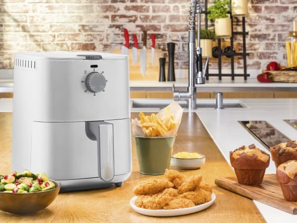 Tefal Easy Fry Essential EY130A, Varmluftsfritös, 3,5 l, 0,6 kg, 200 ° C, 4 personer, 60 min