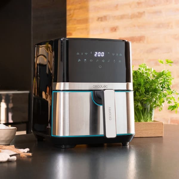 Cecotec Air Fryer Cecofry Full Inox 5500 Pro Con Accesorios 1700w 5.5l Sort