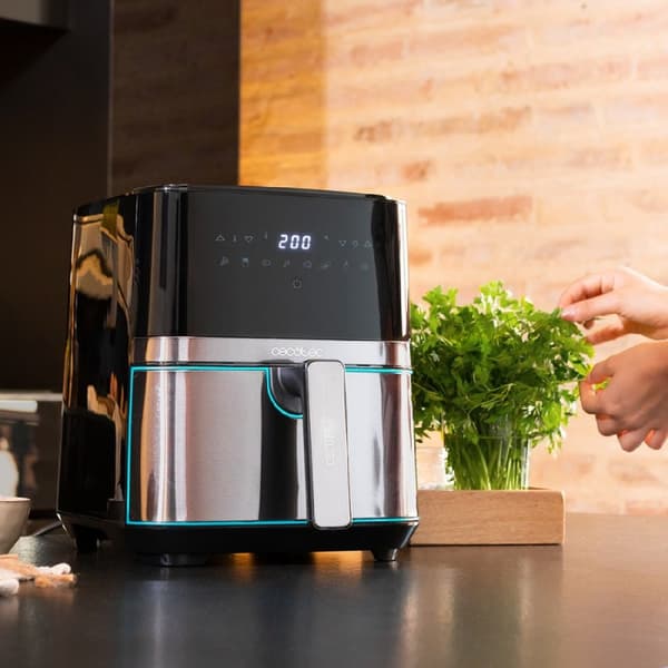 Cecotec Air Fryer Cecofry Full Inox 5500 Pro Con Accesorios 1700w 5.5l Sort