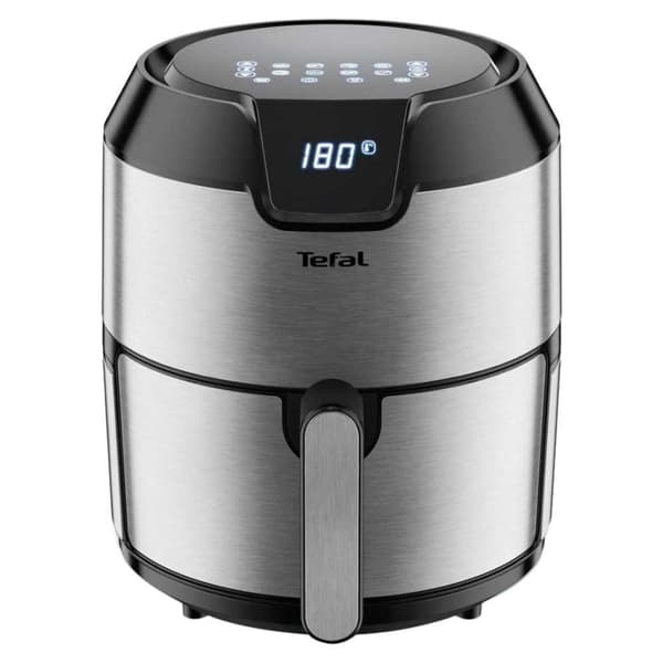 Tefal Ilmakuivain East Fry Deluxe Ey401d15 Hopeinen One Size / EU Plug musta, Ruostumaton teräs