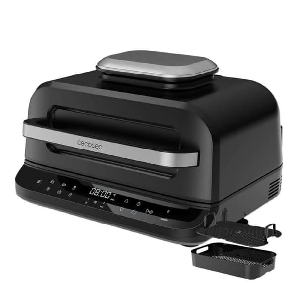Cecotec Air grill fryer with 2400 W, 6 cooking modes and 4 grill levels.