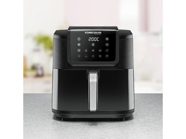 Rommelsbacher FRH 1700, Varmluftsfrityr, 8 l, 1 kg, 60 °C, 200 °C, 60 min