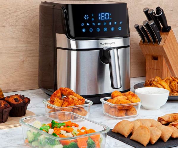 Orbegozo Fdr 67 5.5l Luft Fritös Silver 5.5 Liters / EU Plug