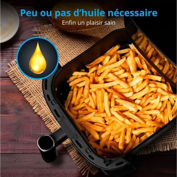 Oljefri varmluftsfritös - MD 11780 - Temperatur upp till 230°C - 10 program - 5 L - 1500 Watt