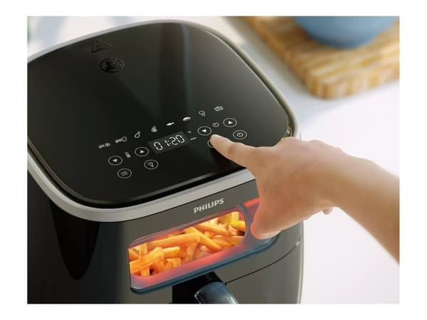 Philips Series 3000 HD9257 Airfryer XL Airfryer 1,7 kW Svart