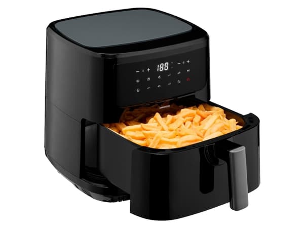 MEDION LIFE P10 XL, Varmluftsfritös, 6,8 l, 50 ° C, 200 ° C, 60 min, Single Svart