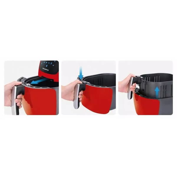 FRIT?GER 7,7L 1800W KLAUSBERG LUFTFRIT?GER KB-7571