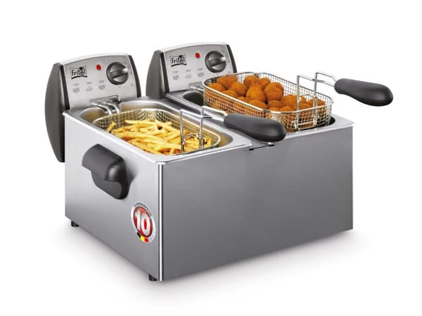 Fritel Starter frityrgryte 6 liter i rustfritt stål