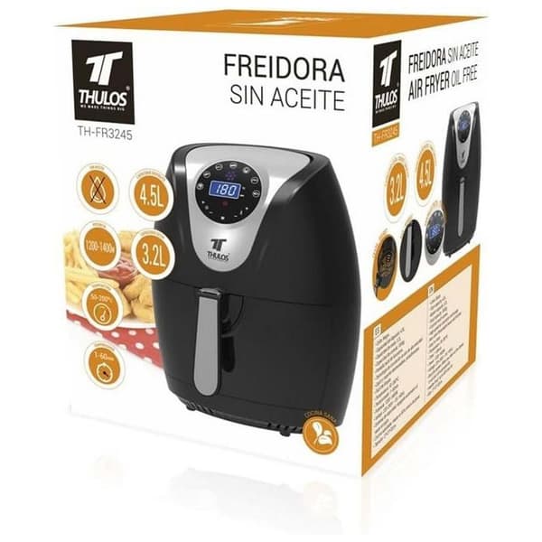 Thulos Air Fryer Th-fr3245 1400w 3.2l  3.2 Liters / EU Plug