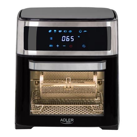 Adler | AD 6309 | Airfryer Ovn | Effekt 1700 W | Kapacitet 13 L | Rustfrit stål/sort