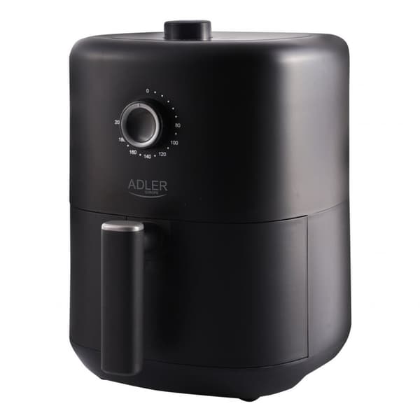 Adler | AD 6310 | Airfryer | Effekt 2200 W | Kapacitet 3 L | Højvolumen varmluftscirkulationsteknologi | Sort Sort