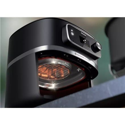 Philips | HD9880/90 7000 XXL Tilsluttet | Airfryer Combi | Effekt 2200 W | Kapacitet 8,3 L | Sort