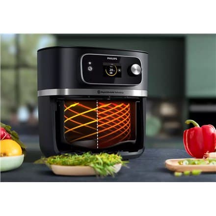 Philips | HD9880/90 7000 XXL Tilsluttet | Airfryer Combi | Effekt 2200 W | Kapacitet 8,3 L | Sort