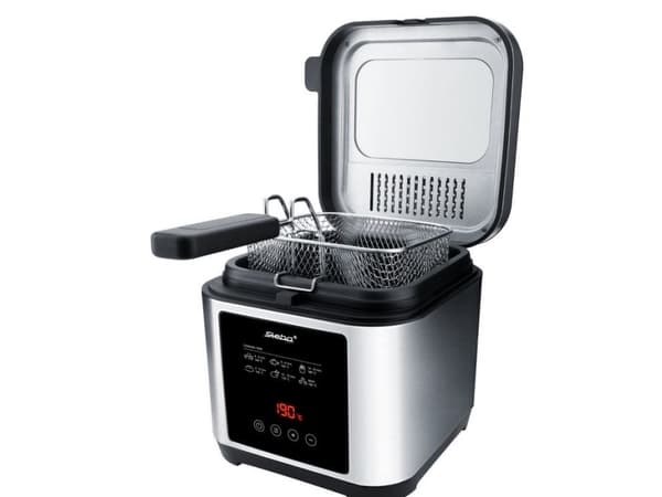 Steba DF 150F Färg: rostfritt stål svart, fritös, 2,5 L, 0,8 kg, 190 °C, 120 min., Enkelt