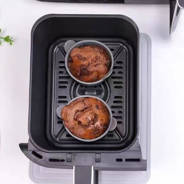 INF 2-Pack gjenbrukbare bakekopper for Air Fryers
