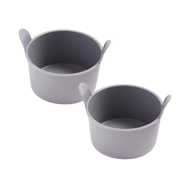 INF 2-Pack gjenbrukbare bakekopper for Air Fryers