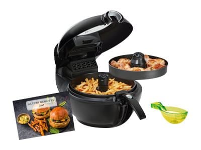 Tefal ActiFry Genius XL YV970815 - Varmluftsfritös - 1.5 kW - svart