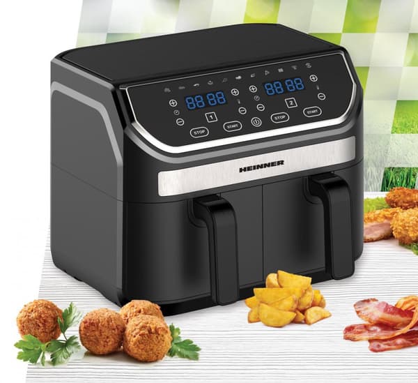 FRITEUZA DUBLA HEINNER HAF-KDB1700BK