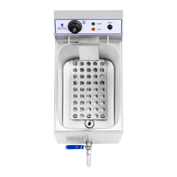 Professionell fiskfritös med kran 3000W 17L Royal Catering RCEF 15E