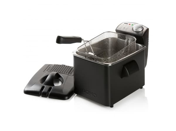Domo DO1014FR, Varmluftsfrityr, 4,5 l, 140 °C, 190 °C, Single/enkelt, Sort