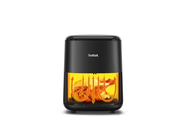 Tefal Easy Fry EY145810, Varmluftsfritös, 3 l, 4 personer, Single, Svart, Röra