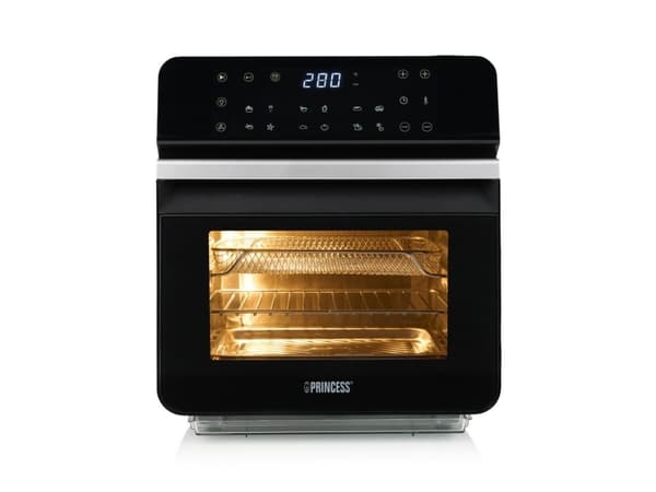Princess 01.182085.01.001, Varmluftsfrityr, 10 l, 200 °C, 6 person(er), Single/enkelt, Sort
