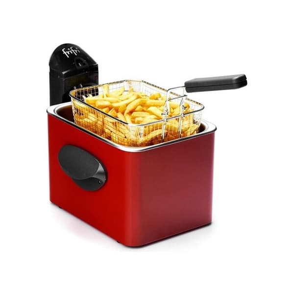 Elektrisk fritös - FRIFRI - 1905 - 3200W - 3,5L - Röd