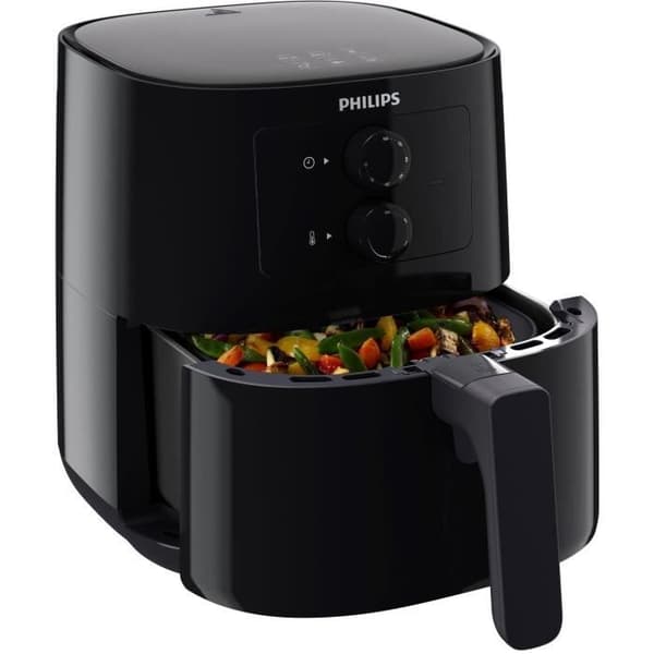 Fritös utan olja PHILIPS - Airfryer HD9200/90 Serie 3000 - Kapacitet 4,1L - För upp till 4 personer - 7 tillagningsprogram - 1400W