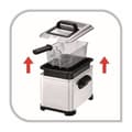 Miniatyrbild 5 av 6: Seb Fryer 4l 2400w rostfritt stål/svart - fr506d00