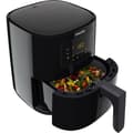 Miniatyrbild 3 av 8: Philips Essential Airfryer, 13 förinställda funktioner, diskmaskinsäkra element, 0,8 kg, svart (HD9252/90)