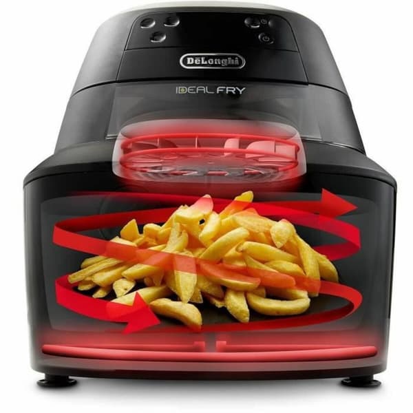 Varmluftsfrituregryde DeLonghi Sort 1400 W 1,25 kg