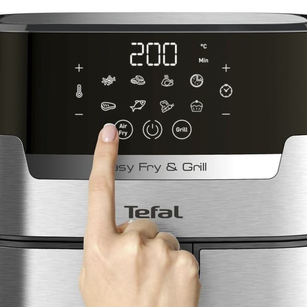Airfryer Tefal EY505D15 4,2 L Musta Harmaa Teräs
