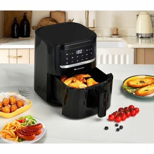 Varmluftsfrituregryde Continental Edison Sort 1400 W 1200-1400 W 4,5 L