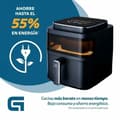Miniatyrbild 5 av 5: Luftfritös Grunkel Light Fryer 1400 W 6 L Svart