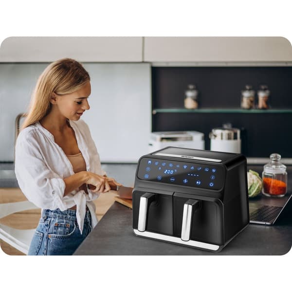 Airfryer BD-653, sort og sølv